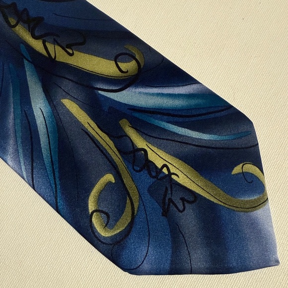 J. Garcia Vintage Necktie 100% Silk Menswear Tie - Picture 14 of 16